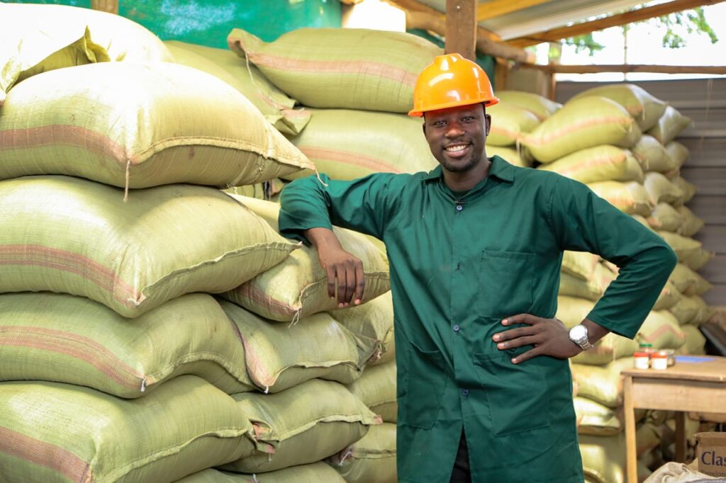 Martin Tenywa at Etno Organic Farm Uganda